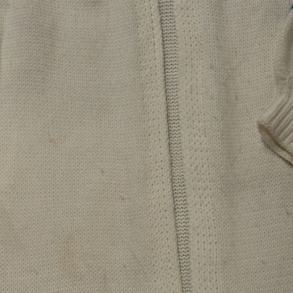 Striped Sleeve Open Front Cardigan - Picture 3 of 4